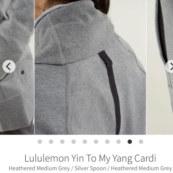 Lululemon Ying to my Yang Gray Jacket size 6 - Picture 8 of 8